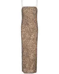 Ralph Lauren - Beaded Net Dress - Lyst