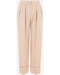 Giorgio Armani - Silk Pants - Lyst