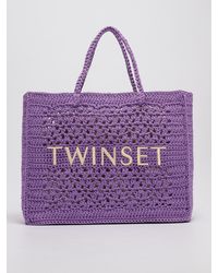 Twin Set - Poliester Tote - Lyst