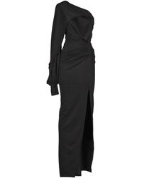 Rhea Costa - Long One Shoulder Dress - Lyst