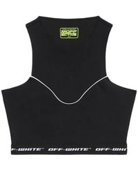 Off-White c/o Virgil Abloh - Logoband Crop Top - Lyst