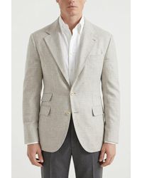 Brunello Cucinelli - Light Wool Silk Blazer - Lyst