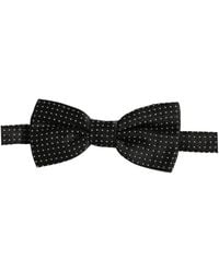 Dolce & Gabbana - Polka-dot Silk Jacquard Bow Tie - Lyst