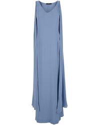 FEDERICA TOSI - Light Maxi Dress With Cape - Lyst