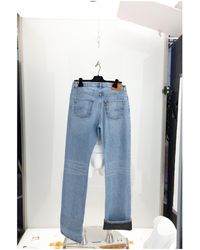 Dior - Denim Trousers Cannage Cotton - Lyst