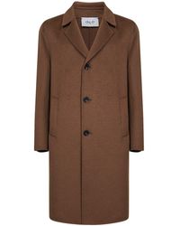 D 40 - Double Wool Single-Breasted Coat - Lyst