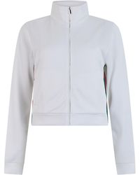 Gucci - Zip Hoodie Cotton Ribbed Jersey Sweatshirts - Lyst
