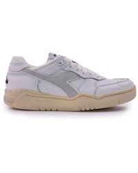 Diadora - Panelled Lace-Up Sneakers - Lyst