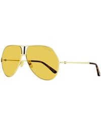 Tom Ford - Rickie-02 Sunglasses Tf1281 30E-Havana 63Mm Ft1281 Metal/Plastic (Acetate) - Lyst