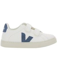 Veja - Sneaker With Hook-And-Loop Closure Leather Trainers - Lyst