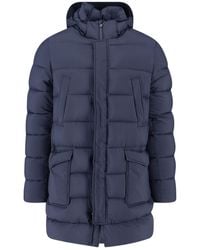 Herno - Long Padded Quilted Jacket With Detachable Hood - Lyst