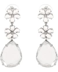 Self-Portrait - Brass Earrings - Lyst