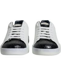Dolce & Gabbana - Leather Logo Portofino Sneaker Shoes (Pre-Owned) - Lyst