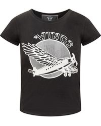 Stella McCartney - T-Shirt With Wings Print - Lyst
