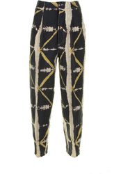 Myths - High-Waisted Patterned Trousers - Lyst