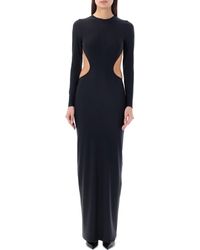 Balenciaga - Cut-out Maxi Dress - Lyst