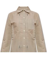 Jacquemus - Cotton Shirt With Opening - Lyst