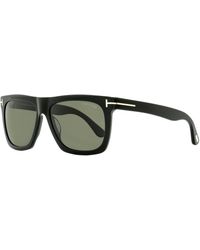 Tom Ford - Morgan Polarized Sunglasses Tf513 01d Black 57mm - Lyst
