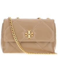 Tory Burch - Cappuccino Nappa Leather Kira Shoulder Bag - Lyst