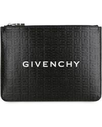 Givenchy - 4g Coated Canvas Flat Pouch - Lyst