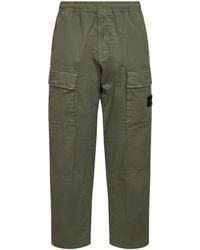 Stone Island - Military Stretch Twill Cargo Trousers - Lyst