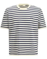 Prada - Blue Cotton Sweatshirt - Lyst