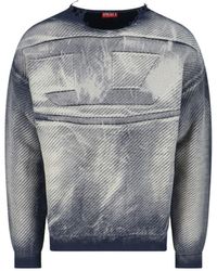 DIESEL - Frayed Sweater - Lyst