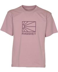 Rassvet (PACCBET) - Logo Print Round Neck T-Shirt - Lyst