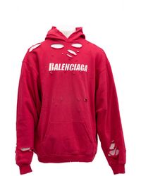 Balenciaga - Cotton Hoodie Sweatshirt Clothing - Lyst