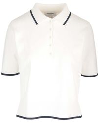 Thom Browne - Boxy Fit Polo Shirt - Lyst