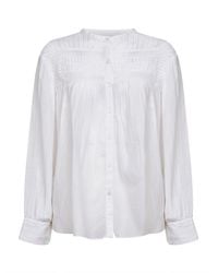 Isabel Marant - Gathered Voile Blouse - Lyst