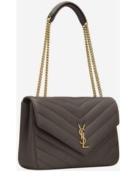 Saint Laurent - Loulou Large Quilted Lamb Leather Bag Shoulder - Lyst