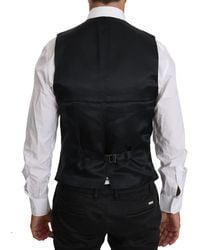 Dolce & Gabbana - Wool Waistcoat Formal Gilet Vest - Lyst