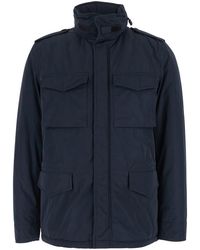 Aspesi - Jacket Tech Fabric Polyester Coat - Lyst