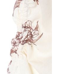 Ballantyne - Top With Prints Linen Viscose - Lyst