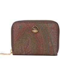 Etro - Wallet With Paisley Print Cotton & Purses - Lyst