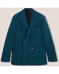 Doppiaa - Aaradeo Checked Double Breasted Jacket - Lyst