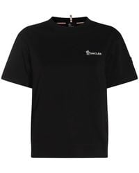 Moncler - Logo Cotton T-Shirt - Lyst