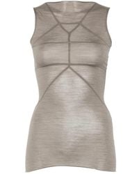Rick Owens - Sleeveless Tops - Lyst