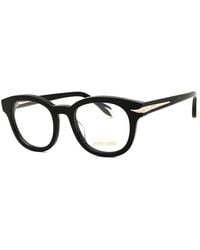 Roberto Cavalli - Eyeglasses Round Full Rim, Shiny Frame And Clear Demo Lenses Lens Vrc044S700Y - Lyst