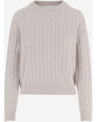 arch4 - Sweater Braided Cashmere-Blend With Sequins - Lyst