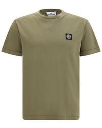 Stone Island - Bicolor Cotton T - Lyst