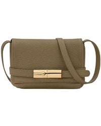 Longchamp - Crossbody Bag Triomphe Leather Calf Shoulder - Lyst