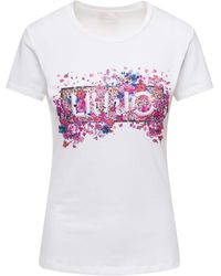 Liu Jo T-shirts for Women | Online Sale up to 74% off | Lyst