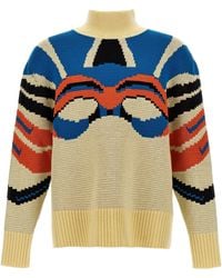 Bluemarble - Jacquard Wool Sweater - Lyst
