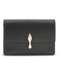 Christian Louboutin - Bettina Card Holder Calf Leather Bos Taurus Wallet - Lyst