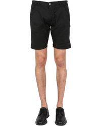 Alpha Industries - Bermuda With Logo - Lyst