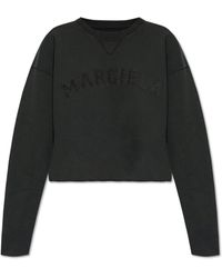 Maison Margiela - Sweatshirt With Embroidered Logo - Lyst