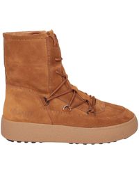 Moon Boot - Mtrack Lace Camel Ankle Boot - Lyst