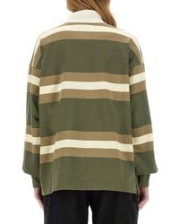 Autry - Striped Polo Shirt Cotton - Lyst